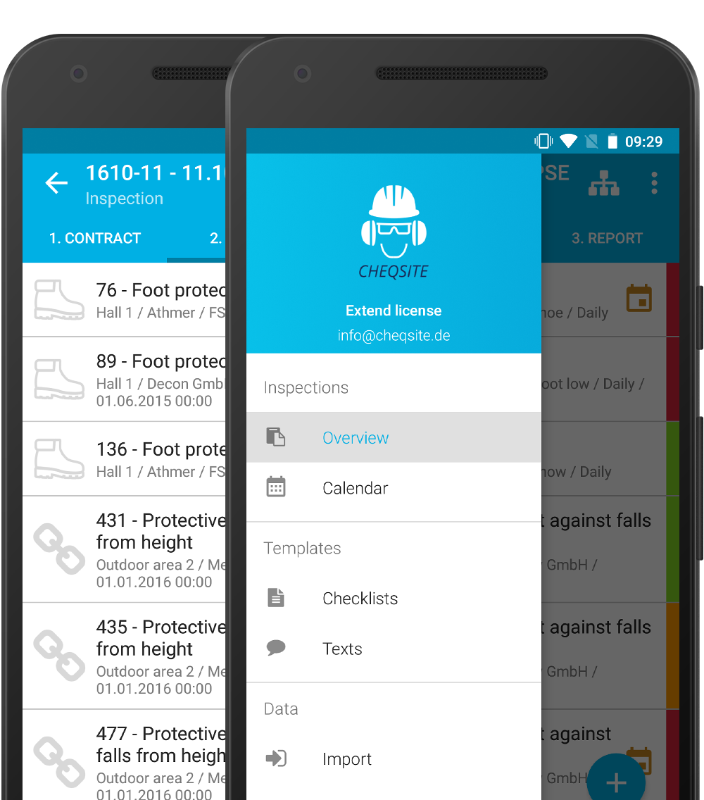 Functions of the Personal Safety Equipment Inspection App
